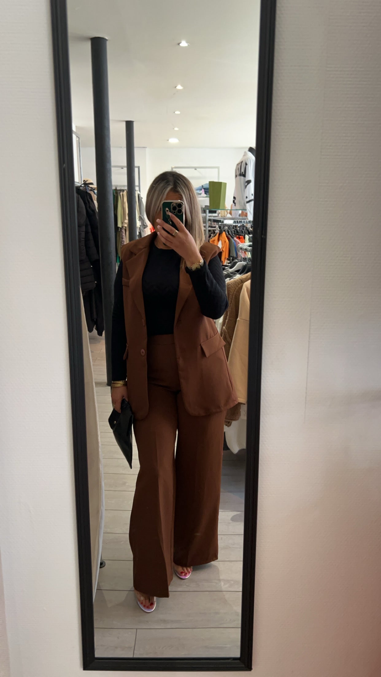 Ensemble blazer lena chocolat