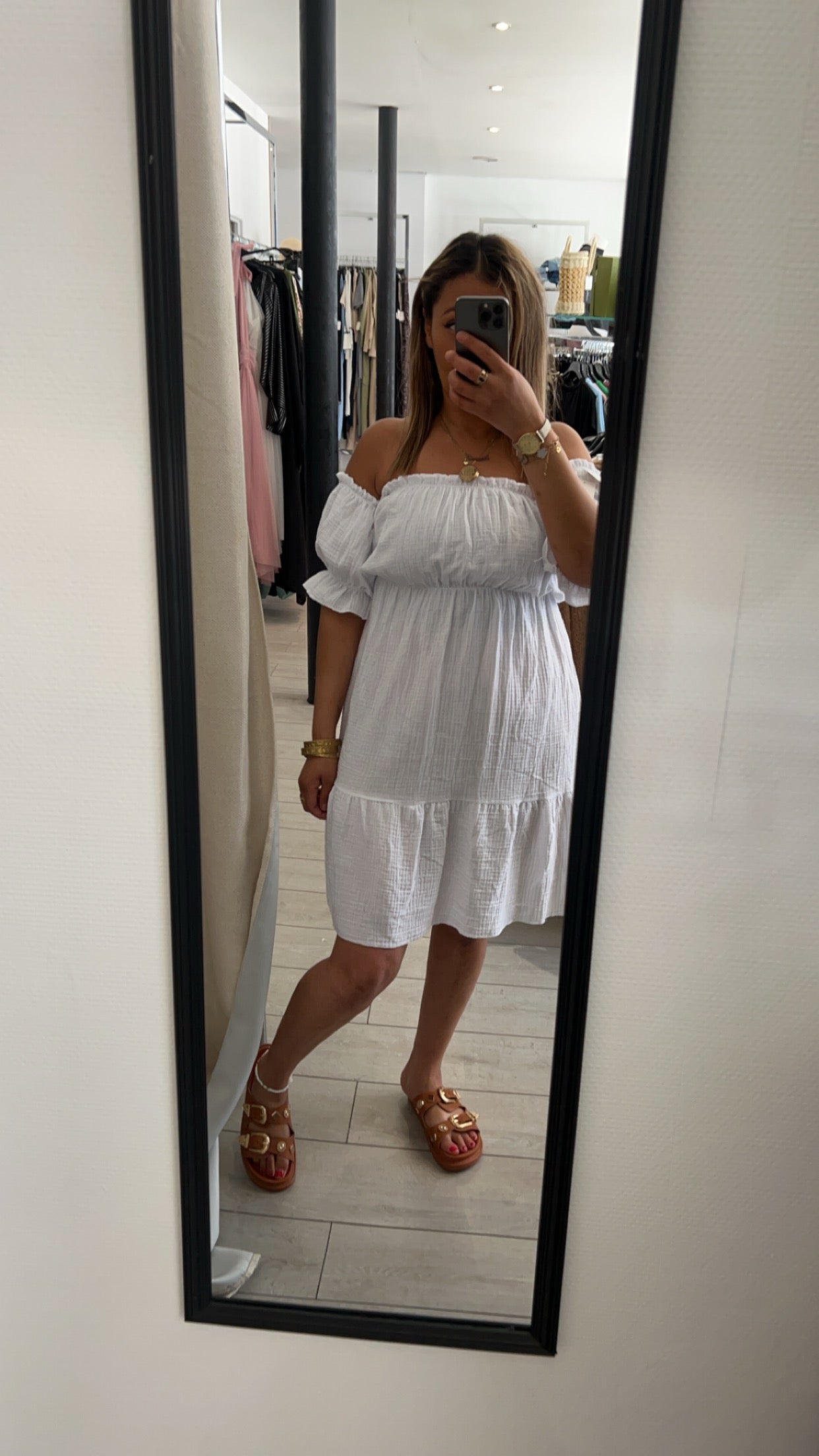 robe gaz de conton