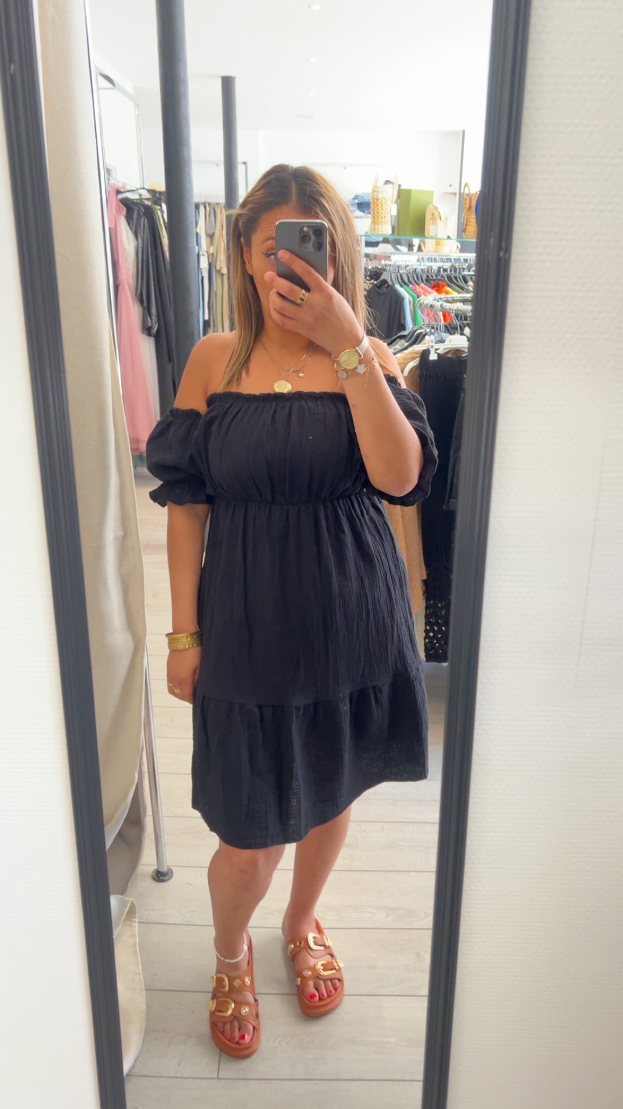Robe gaz de coton
