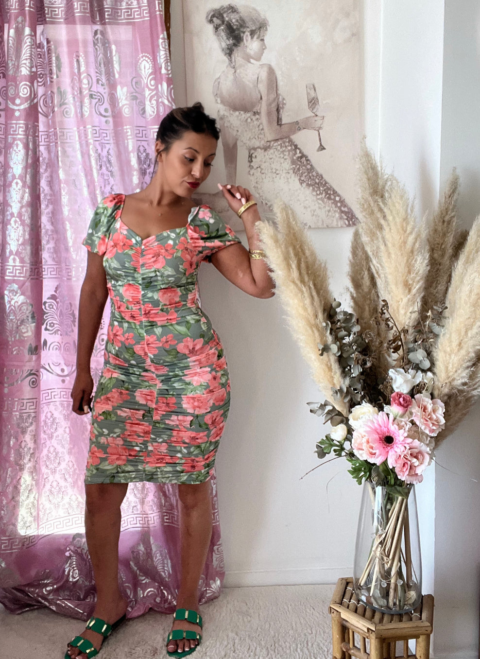 Robe floral