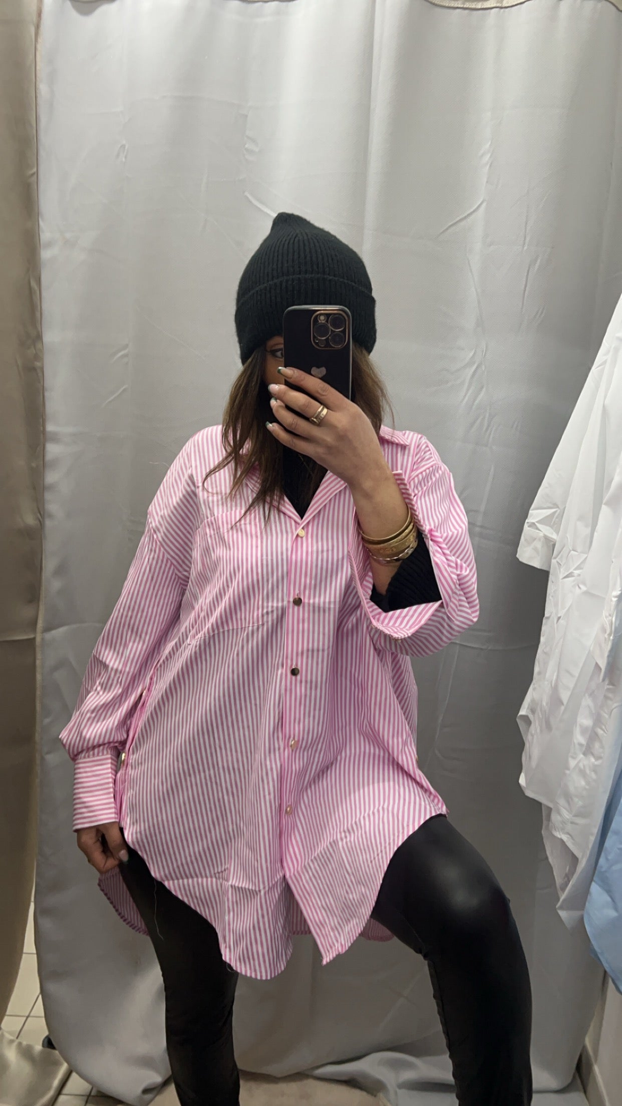 Chemise ample rayé