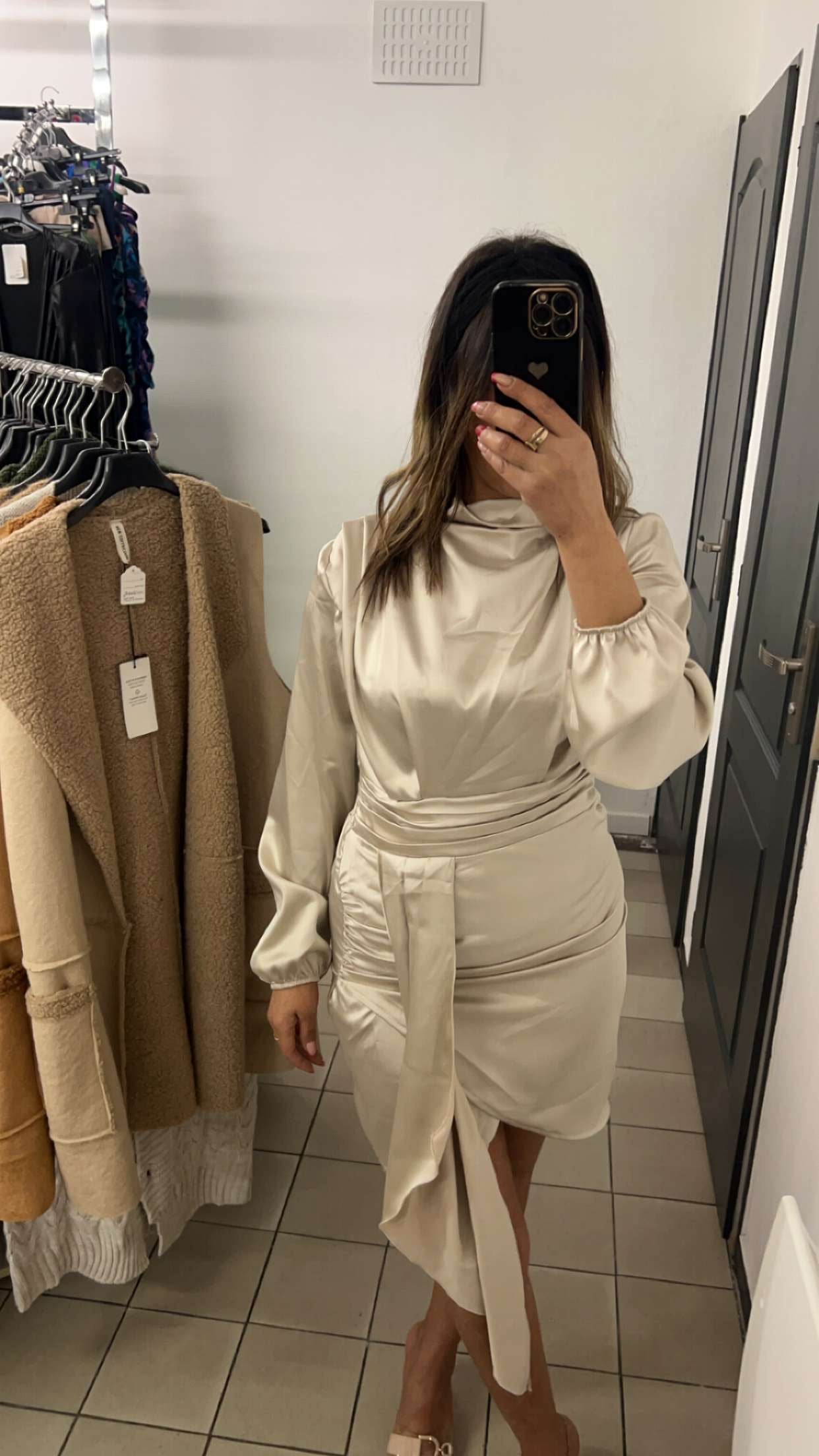 Robe beige