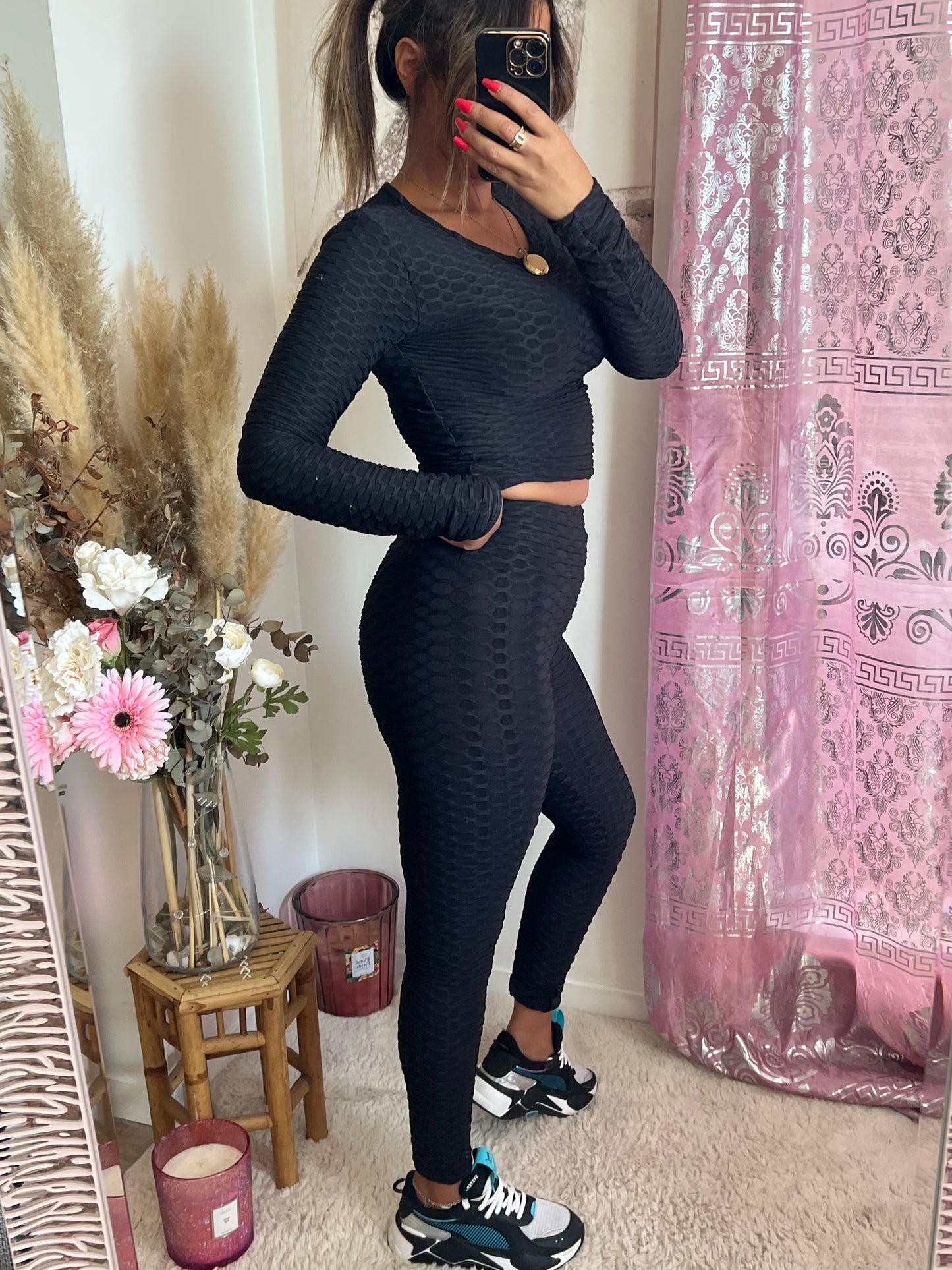 Ensemble top legging black